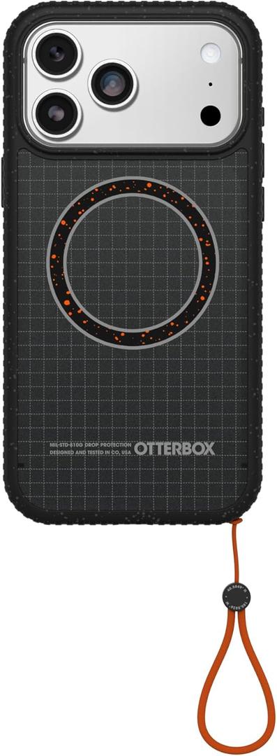 OtterBox Sole Series Phone Case for iPhone 17 Pro Max - Midnight Circuit Black
