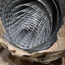 Gbekery Hardware Cloth 1/2 inch 48in x 80ft 19 Gauge, Hot-dip Galvanized After Welding Chicken Wire Fence Roll Garden Plant Welded Metal Wire Fencing Roll, Rabbit Cages Snake Fence