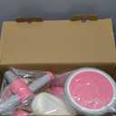 SEREED Baby Balance Bike for 1 Year Old Boys Girls 12-24 Month Toddler Balance Bike, 4 Wheels Toddler First Bike, First Birthday Gifts (Pink New)