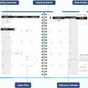 2 x 2026 Planner, Weekly and Monthly Calendar Planner Agenda, Jan 2026 - Dec 2026, Planning Academic Book, Office Desk Accessories and School Supplies - A5 (6.3'' x 8.5'') (Star)