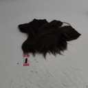 WIGNEE Kinky Straight Clip In Hair Extensions - 4 Pcs Yaki Straight With Lace Weft - Full Head 16 Inch Mix Brown Seamless for Black Women (M30)