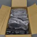 Bokon Set of 12 Halloween Cups Skull Goblets Gothic Party Table Decorations Plastic Goblet Halloween Party Supplies Skeleton Themed Centerpiece (Black)