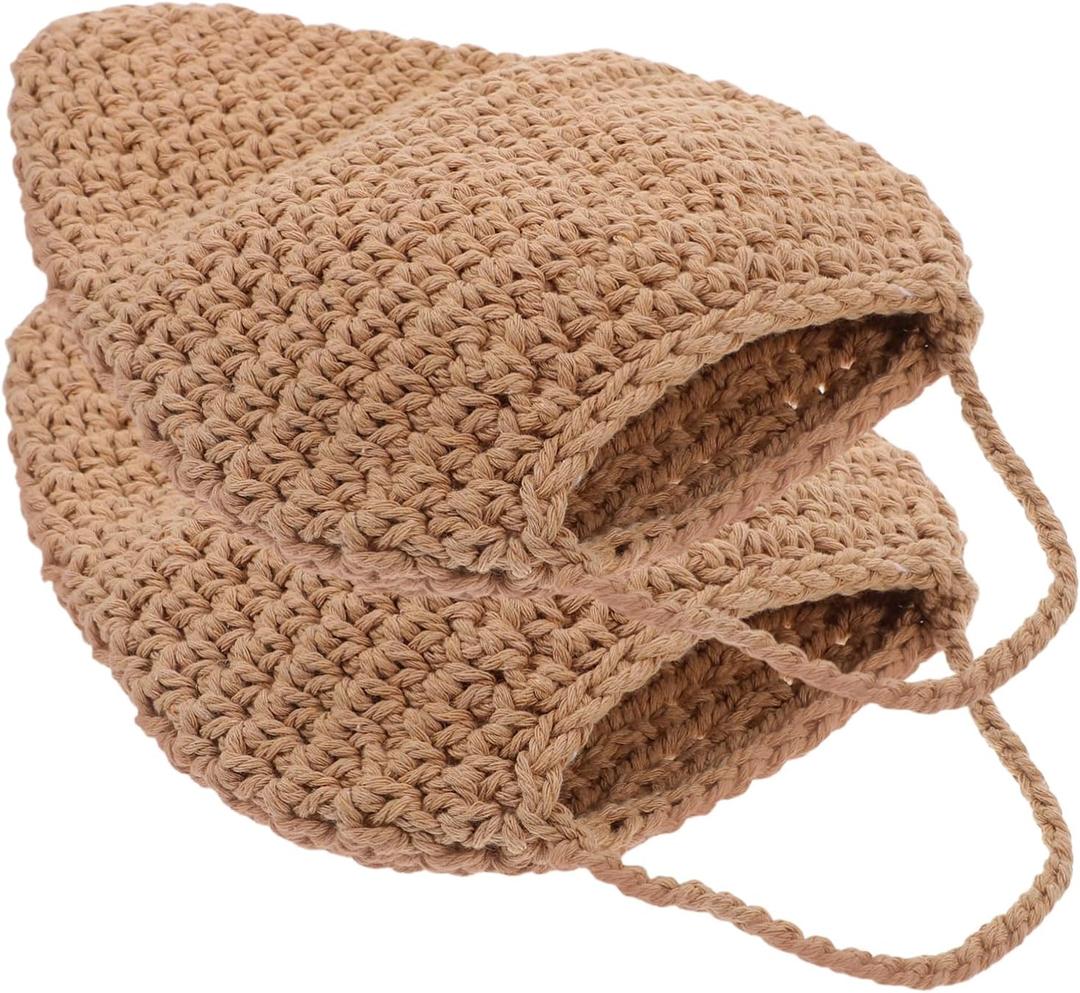 2pcs Hanging Fruit Baskets Fruit Bags for Trees Insect Netting and Wall Storage Basket Design