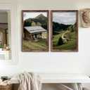 11x17 Picture Frame Brown, Classic Poster Frame for Horizontal or Vertical Wall Mounting, 1 Pack