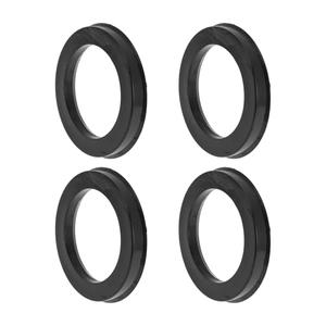 INFINAUTO 84.1mm to 60.1mm Car Wheel Hub Centric Rings Black Polycarbonate Wheels Center Shaft Shock Absorbing Hubrings 4 Pcs