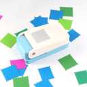 1.5x1.25 inch Stamp Puncher Lever Type Paper Punching Machine, Used for Making Scrapbook DIY Card Making Crafts (Cannot Cut Fabric)