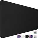Large Mouse Pad, Desk Mat Office Desk Pad Gaming Mouse Pad with Stitched Edges, 31.5" x 15.7" Mousepad with Non-Slip Waterproof Rubber Base for PC Laptop Desk Home Office Accessories, Black