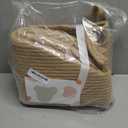 Jute Rope Laundry Hamper Basket by YOUDENOVA, 58L Tall Laundry Basket, Baby Nursery Hamper for Blanket Storage for Bedroom-Large-Jute