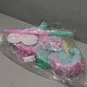 Tenceur Seahorse Piata Set Includes Piata Blindfold Stick and Confetti Birthday Summer Party Decorations Props