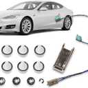 Door Handle Repair Kit Stainless Upgrade Microswitch Wiring Harness Compatible with Tesla Model S 2012-2020 Replace 1042845-00-A 1042845-00-B 1016009-00-C