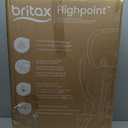 Britax Highpoint Backless Belt-Positioning Booster Seat, SafeWash Black Ombre, EXP: 12/16/2035