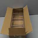 2 x NUOBESTY Acrylic for Desktop Organization Multi Function Book Holder and Purse Divider Acrylic Shelf Divider for Office Study Home Use Simple Style Book Stand