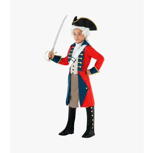 Morph - Revolutionary War Costume Kids - Colonial Costume Boys - British Red Coat Costume - Napoleon Costume Kids Large