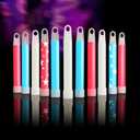 Glow Fever Bulk 100ct Red White Blue 4" Glow Sticks, Glow in The Dark, Light Sticks for 4th of July Party Supplies National Memorial Day Party Favors Fireworks Accessory Game Prizes or Treats (Patriotic)
