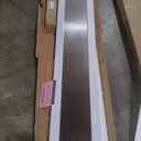 FREDBECK Bifold Barn Door 28x84 (Double 14x84) with 1 Lites Mirror,Bi-fold Closet Doors Hardware Kit Included,32" Track for 2 Doors, PVC, White,for Living Room, Bathrooms, Kicthen