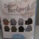 DERJUNSTAR Diaper Bag Backpack, Large Baby Bag with Changing Pad, Thick Padded Back & Straps, Laptop Compartment, Waterproof Travel Backpack with USB Port, Multi-Function for Mom & Dad, Black