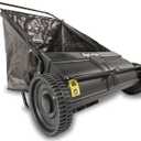Agri-Fab 45-0218 " 26" Push-Behind Lawn Sweeper, 7 cu. ft Hopper Bag Capacity; Leaf & Grass Catcher, with Adjustable Brush Height