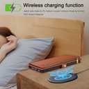 XcaseBar for Samsung Galaxy S23 5G Wallet case with Zipper RFID Blocking Credit Card Holder, Flip Folio Book PU Leather Phone case Shockproof Cover Women Men for Samsung S23 case Light Coffee