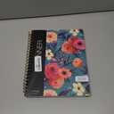 HARDCOVER 2026 Planner, 8.5"x11": 14 Months (November 2025 - December 2026), Daily Weekly Monthly Planner, Yearly Agenda, Bookmark, Pocket Folder and Sticky Note Set (Teal Floral)