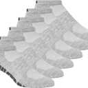 PUMA Women's 6 Pack Runner Socks (9-11, Grey)