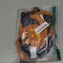 OWENIE Halloween Placemats Set of 4, Embroidered Black Round Placemats 15 Inches, Thanksgiving Fall Pumpkins Table Decorations for Kitchen & Dining Room, Gnomes Table Mats