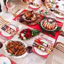 12 Pack Christmas No-Snap Party Table Favors, Christmas Table Favor with Party Hat, Joke & Little Gifts Inside for Kids and Adults, Xmas Table Decorations Seasonal Holiday Dinner Traditions Supplies