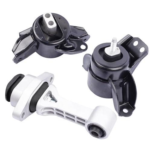 Engine Motor & Transmission Mount Compatible with 2014 2015 2016 2017 2018 2019 kia Soul 1.6L 2.0L L4 3-Piece Set Replace OE：A71065 A71093 A71067