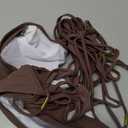 SOLY HUX Women's Halter Bikini Set with Rope Cutouts Naughty Holiday Swimwear, Large