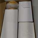 Maxcheck 3 Pcs 3 Sizes Plant Propagation Station Separated Glass Plant Terrarium Water Hydroponic Planter Holder with Lid and Wooden Stand Propagation Vase Pot for Home Indoor Office(Various Sizes)