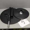 HOOBRO Bar Table, Height-Adjustable Round Pub Table 27-35.4 Inches, Cocktail Table with Sturdy Base, Modern Style, Easy to Assemble, Suitable for Small Space, Black BK58BT01G1