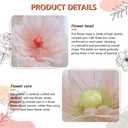 Wedding Decorations for Reception Giant Flowers Huge Artificial Silk Flower Decoration for Birthday Party Wedding Arrangements Banquet Background Decor Shop Window Display, White