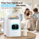 Bottle Washer Pro, All-in-One Baby Bottle Washer and Sterilizer & Dryer with 60 Detergent Tablets, Cleaning Machine for Bottles, Pump Parts & Baby Essentials, Deep Cleaning, Replaces Hand Washing
