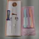 Epilator for Women, 2-in-1 Facial Hair Removal Epilator, Painless Designed Hair Remover with Built-in LED Light for Precision, Smooth Glide Hair Remover for Women Face Lips Chin Peach Fuzz