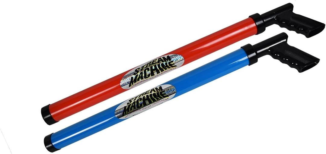 Stream Machine QF-2000 Water Blaster 2 Pack, Water Gun Squirt Gun Set, Hydrobolic Water Launcher, Shoots Up to 70 Feet, Easy Fill for Pool, Lake, Ocean & Beach, Ages 8+