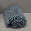 OLANLY Dog Door Mat for Muddy Paws 70x24, Absorbs Moisture and Dirt, Absorbent Non-Slip Washable Doormat, Quick Dry Chenille Mud Mat for Dogs, Entry Indoor Entryway Carpet for Inside Floor, Airy Blue