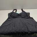 Aqua Eve Plus Tankini Tops for Women Only Swimwear Top Bathing Suits Flowy Swimsuit Top (Black), 24 Plus