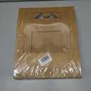 ONE MORE [15pcs] 10inch Kraft Bakery Boxes, Large Pie Boxes with PVC Window Natural Disposable Box for Cookie 10x10x2.5inch,Pack of 15