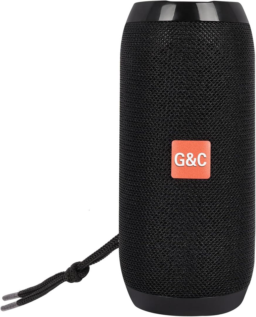 Bluetooth Speaker Wireless Portable Speaker, Mini Speaker Powerful Crystal Clear Sound Ipx4 Waterproof Bluetooth 5.0 TWS Paring Aux & Tf-Card Input for Home Party Beach Outdoor