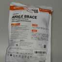 Slim-Fit Ankle Brace for Sprained Ankle, Quick Lace Up Ankle Support for Women Men with 2 Auto-Shaped Pads, Air Fabric Cool Ankle Stabilizer for Injury Recover, Running,Sports, M(12-13)