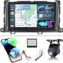 [4+128G] Upgrade Radio for Toyota Sienna 2010-2014, 9 inch Android IPS Incell Touchscreen Stereo - Wireless Carplay and Android Auto, 5G/WiFi, GPS, Custom Homepage, BT 5.0 + Backup Camera + Canbus