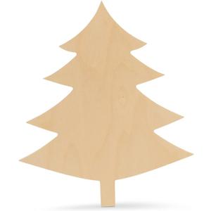 Wood Christmas Tree Cutout 18 inch, Pack of 1, Use as Wooden Door Hanger or Christmas Craft, by Woodpeckers