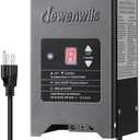 DEWENWILS 150W Low Voltage Landscape Lighting Transformer, 120V to 12/15V AC, Metal Shield, Outdoor Low Voltage Landscape Transformer, Photocell & Timer, Multi Zone Landscape Lighting Transformer