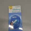 Sliding Door Lock for Kids Safety: 4 Pack Window Locks Child Proof Slide Glass Door Locks, Baby Proofing Closet Cabinet Patio Security Bar, No Drill Toddler Childproof Slider Door Window Stop