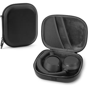 Linkidea Headphones Carrying Case Compatible with Sony WH-1000XM6, WH-1000XM4, WH1000XM3, WH-XB900N, MDR-1000X, Protective Hard Shell Travel Bag with Cable, Charger Storage (Black)