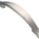 Alzassbg 10 Pack Brushed Satin Nickel Cabinet Pulls, 3-3/4 Inch(96mm) Hole Centers Cabinet Handles Arch Kitchen Hardware for Cabinets and Drawer AL3028SN