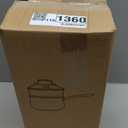 WANGYUANJI 2.5 Quart Stainless Steel Saucepan with Steamer Basket - 2-in-1 Multipurpose Steamer Pot for Cooking, Veggies & Pasta - Tri-Ply Bottom Induction Sauce Pan with Glass Lid, Silver