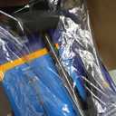 Medline Folding Quad Cane, Small Base, Quad Base for Greater Stability, Skid-Resistant Rubber Tips, Lightweight Aluminum, Black