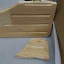 Yose Toilet Stool Foldable, 7 Inch Poop Stool for Bathroom, Toilet Stool Squat Adult, Thickened Bamboo Potty Stool with 400lb Support & Non-Slip Pads, for Better Bowel Health (1, Natural)