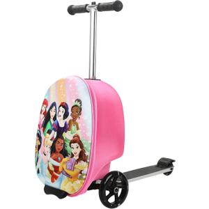 Disney Princesses Kids' 2-in-1 Suitcase (18") and Scooter Luggage