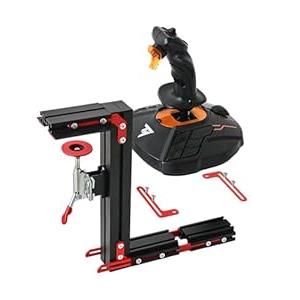 J-PEIN Flight Simulator Desk Mount (2-Pack), Heavy Duty Steel Stand for HOTAS Joystick and Throttle Systems